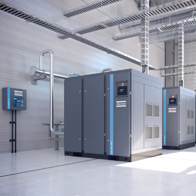 Atlas Copco Oil-Free Rotary Screw Compressors | Class 0 Air