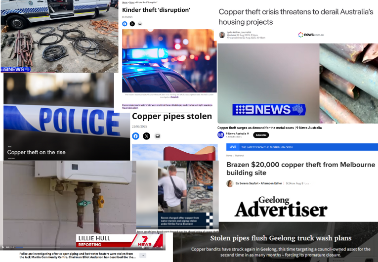 Copper Pipe Theft Is Shutting Down Australian Businesses