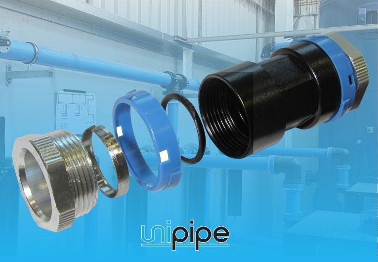 Unipipe Internal-Nut Fittings: Pressure-Resistant Design