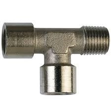 Nickel Plated Brass F&M Tee