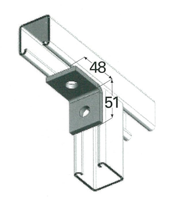 Strut Angle Bracket galvanised