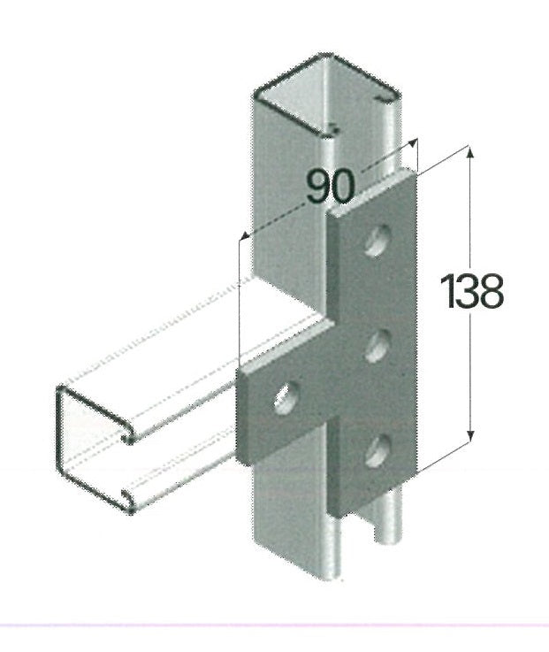 T bracket 4 hole