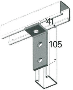 Angle bracket 3 hole