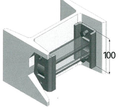 Internal column bracket