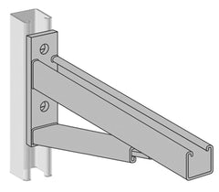 Cantilever braced arms