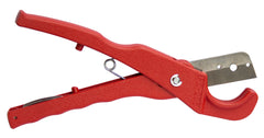 Scissor action pipe cutter