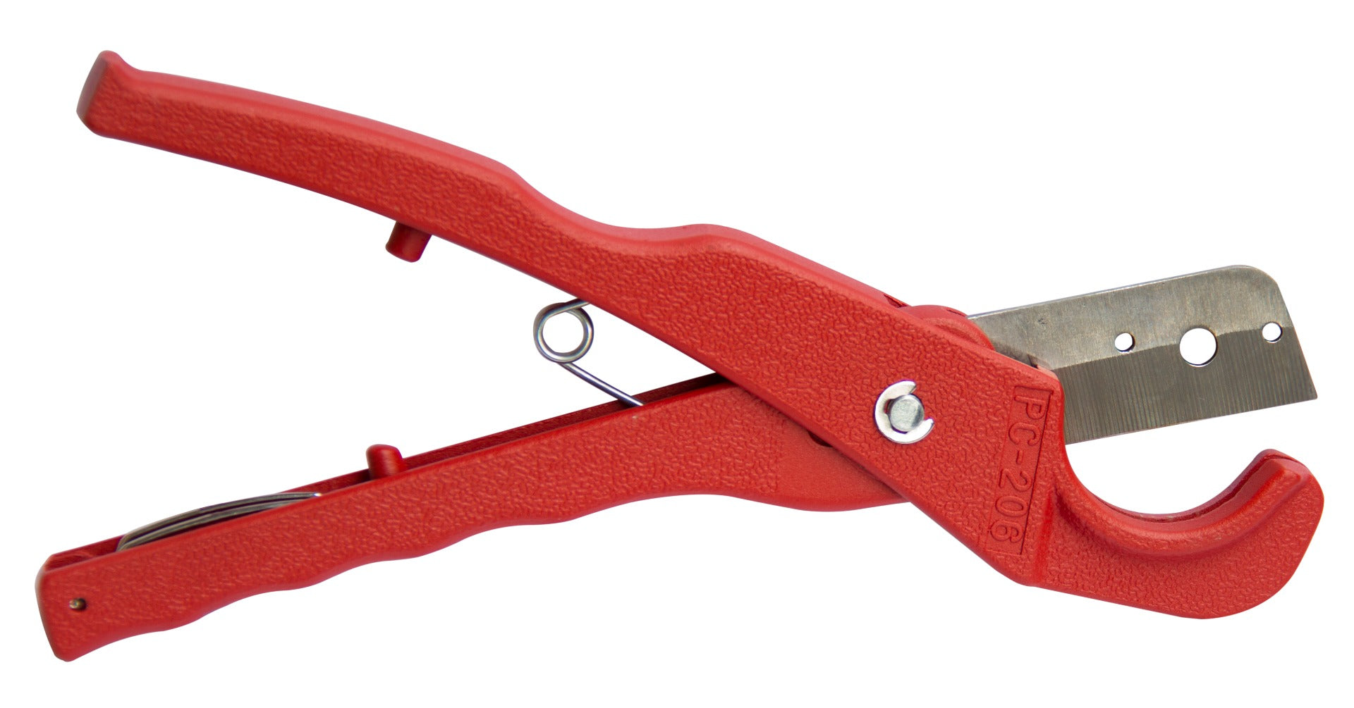 Scissor action pipe cutter