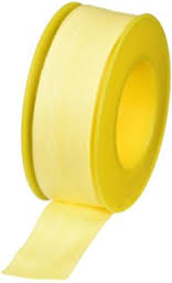 Teflon tape Yellow gas