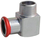 Short Elbow 90° Adaptor Male thread