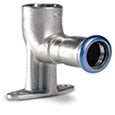 90° Female Elbow Extended offset Wall Mount