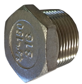 Stainless Steel Hex Plug