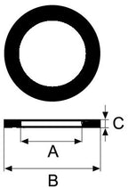 Flat Gasket EPDM (black) Potable water