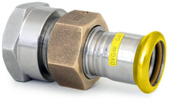 Female Barrel Union Brass Nut EPDM Flat Seal