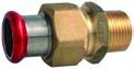 Male Barrel Union Brass Nut EPDM Flat Seal