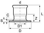 Adaptor Flange with Stub (Small)