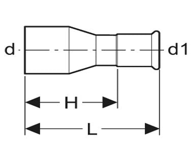 Reducing Coupling (Spigot x Adaptor)
