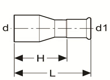 Reducing Coupling (Spigot x Adaptor)