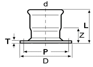 Adaptor Flange 316L