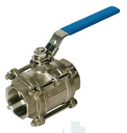 Stainless steel 3-piece ball valve