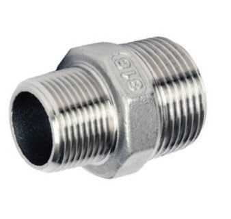 Stainless Steel Hex Reducing Nipple