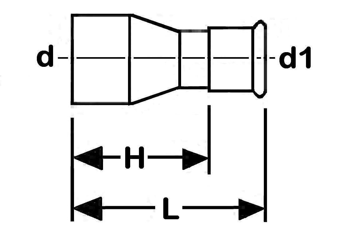 Reducing Coupler (Spigot x Adaptor) 316L