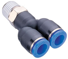 Y with male swivel bsp