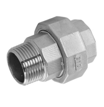 Stainless steel M&F Barrel Union