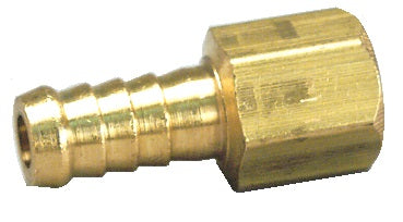 Brass fitting on a white background