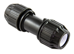 Black flashlight on a white background