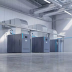 Large industrial servers in a data center setting