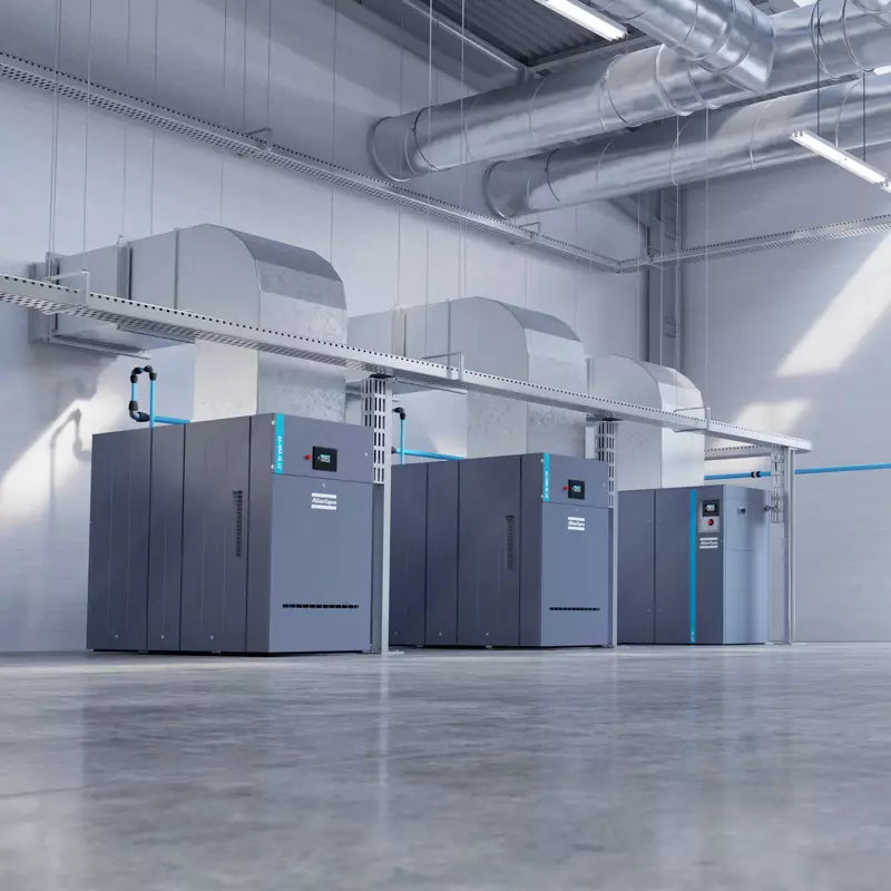 Large industrial servers in a data center setting