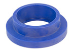 Blue rubber bushing on a white background
