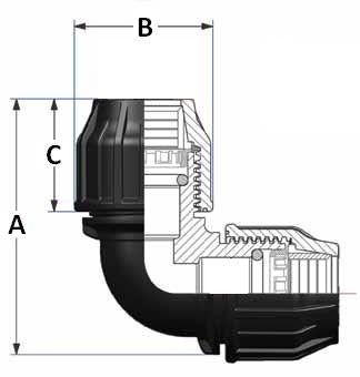 Elbow 90°
