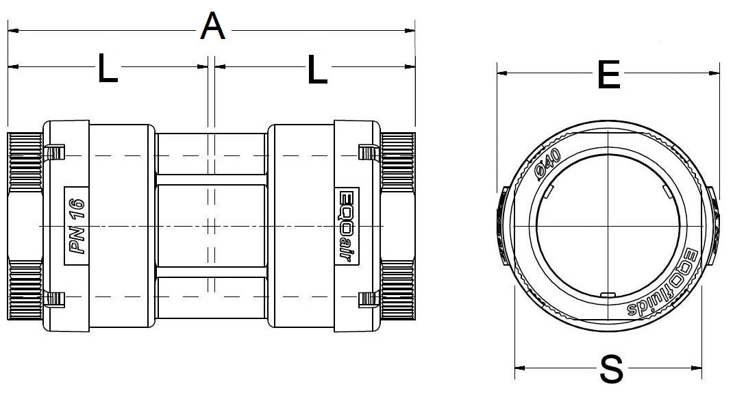 Coupling 70 bar