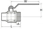 M&F Brass Ball valve