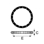 O-RING EPDM (black) potable water