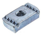 Galvanised or Zinc steel Strut nuts